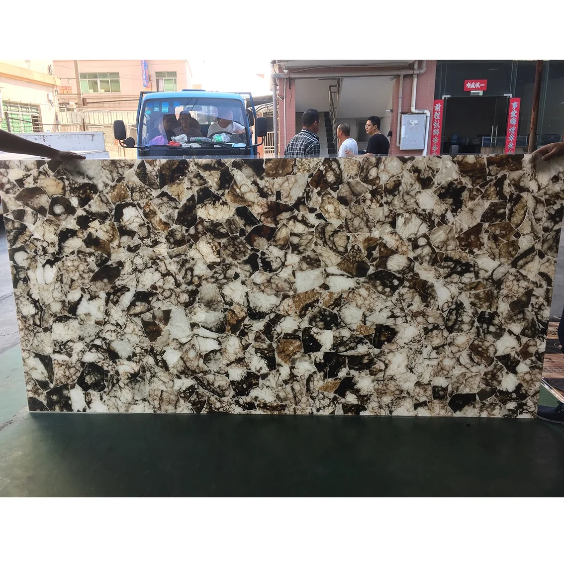 Natural Onyx Slabs Translucent Alabaster Sheets for Interior decoration