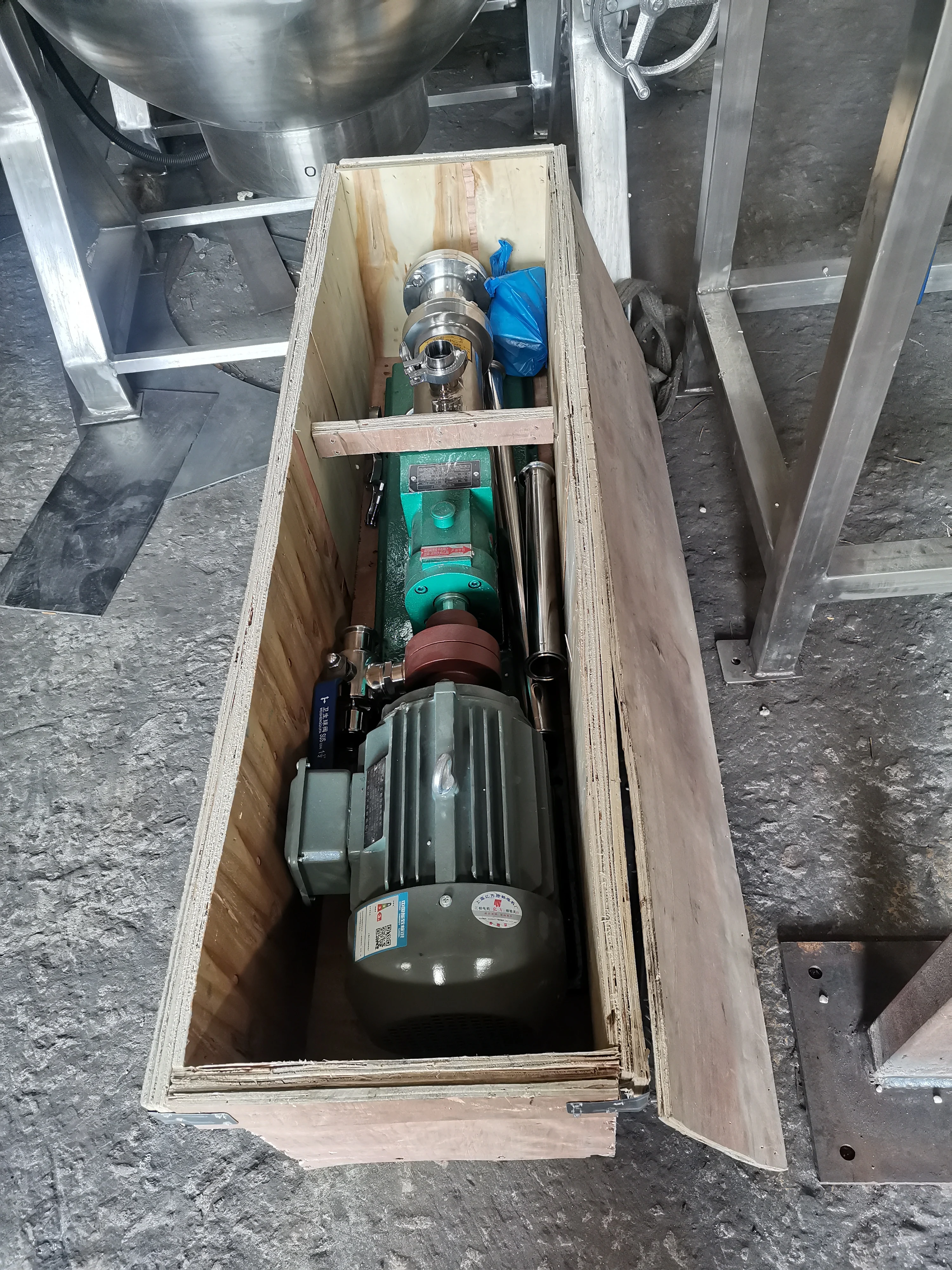 Factory Direct Sales Fixed Rotor Screw Pump Food Grade Chemical Industry Screw Pump