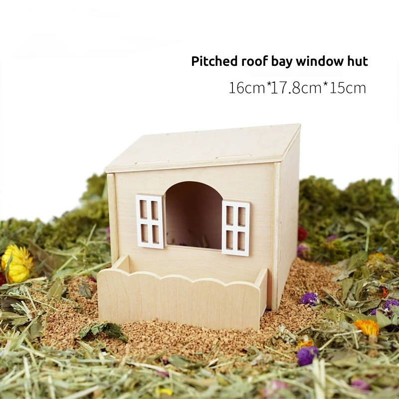 The Latest Exclusive Design Solid Wood Multi-purpose Hamster Hide