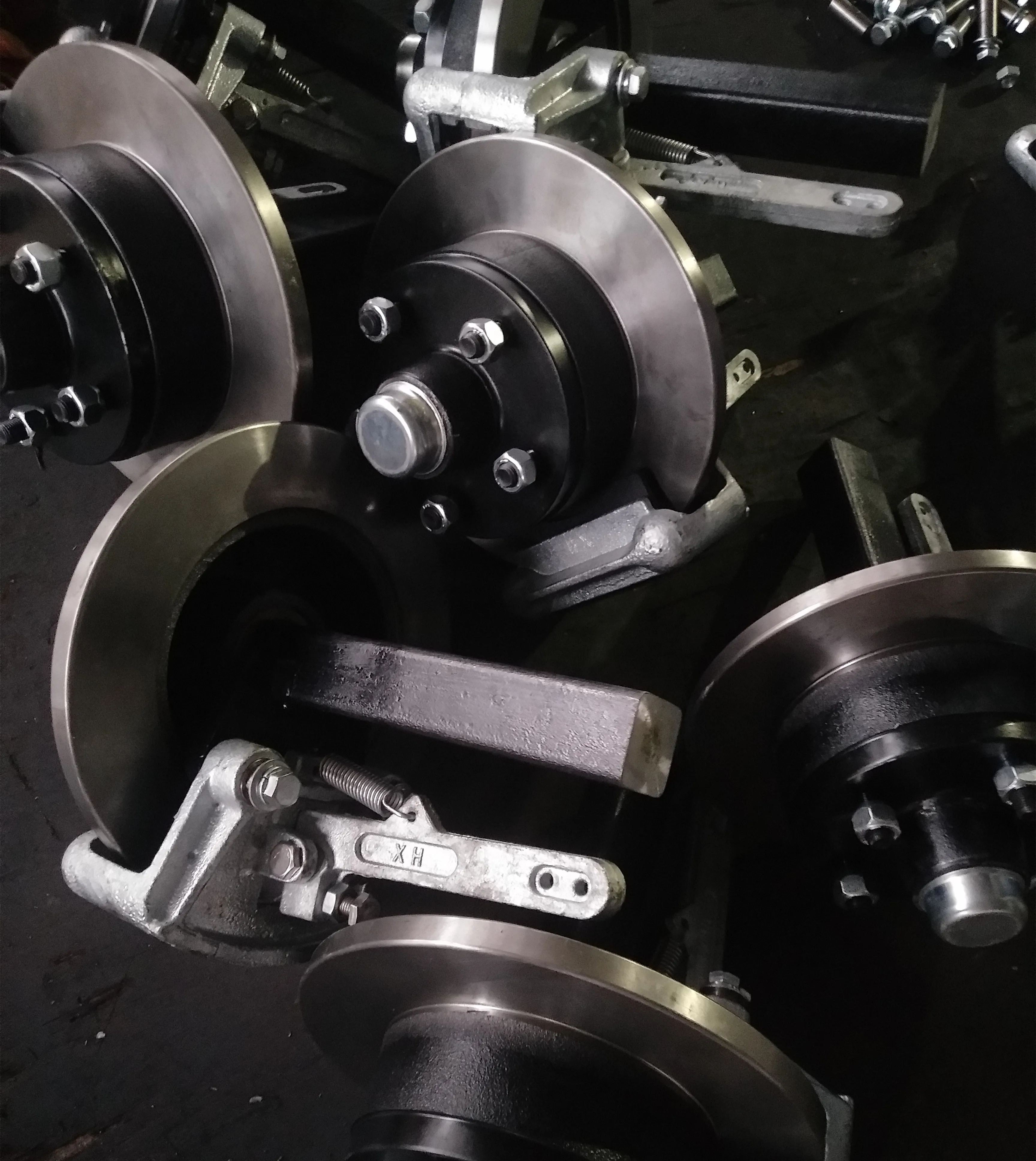 Disc Brake Half Axle Square Spindle For Semi Trailer