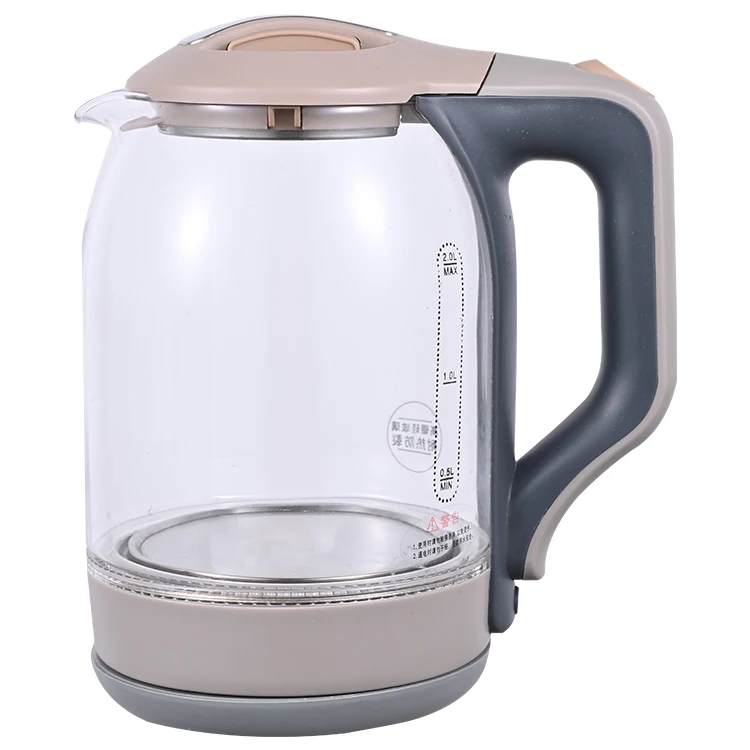 Wholesale Modern Temperature Cordless Control Multiple Transparent Electric Kettle