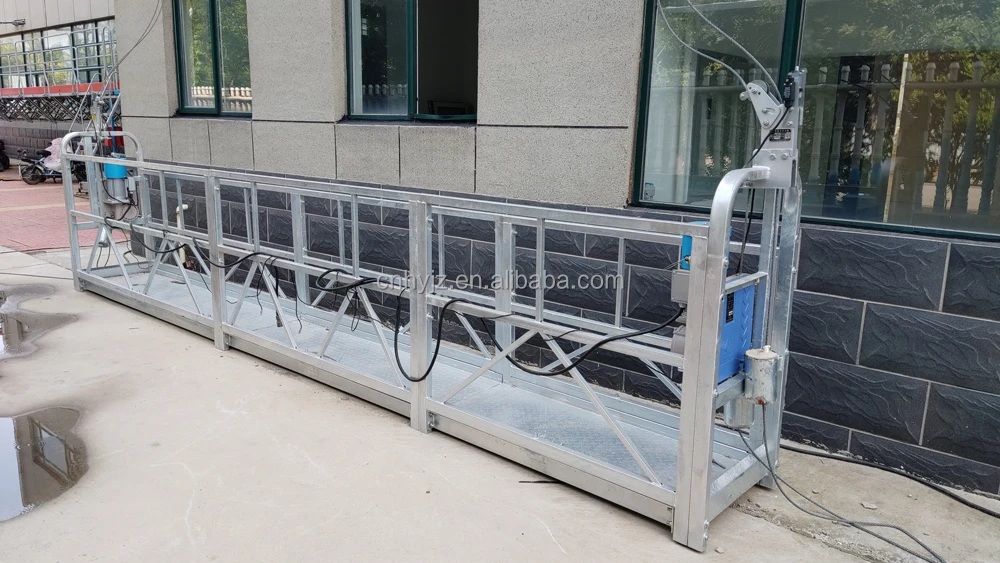 Высококачественное оборудование для чистки фасадов зданий высотой 800 кг ZLP800, подвесная платформа, строительная колыбель, фабрика гондолы