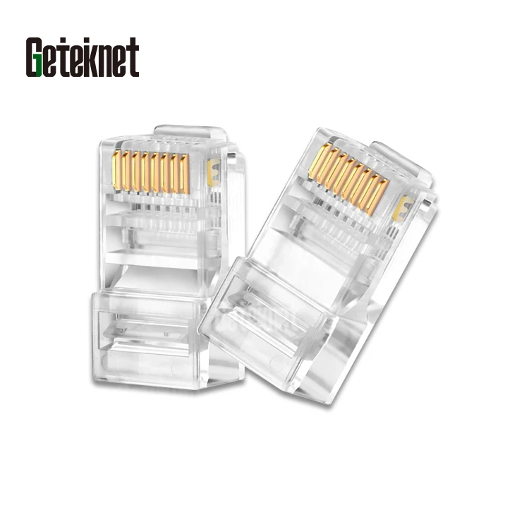 10 pack RJ45 plug Cat5e UTP Network modular RJ45 connecter 8P8C plug RJ45 coupler RJ45 cat5e connector Ethernet RJ45 connector