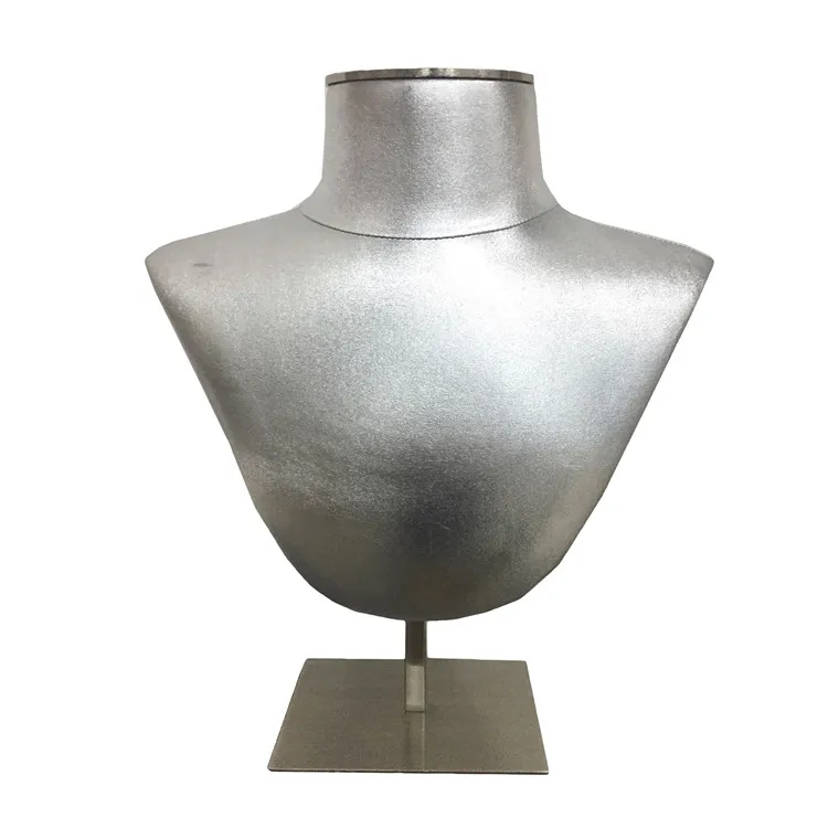 
wholesale fashion blue mannequin dress necklace jewelry display scarf bust stands holders 