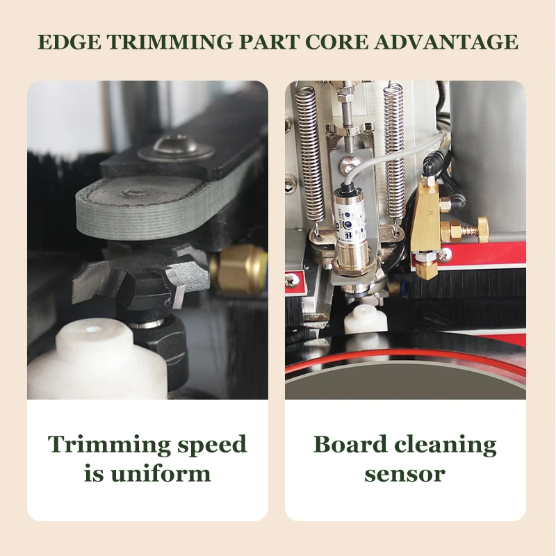 Автоматическая кромкооблицовочная машина для кромкооблицовки деревообрабатывающая доска ПВХ прямая кривая автоматическая