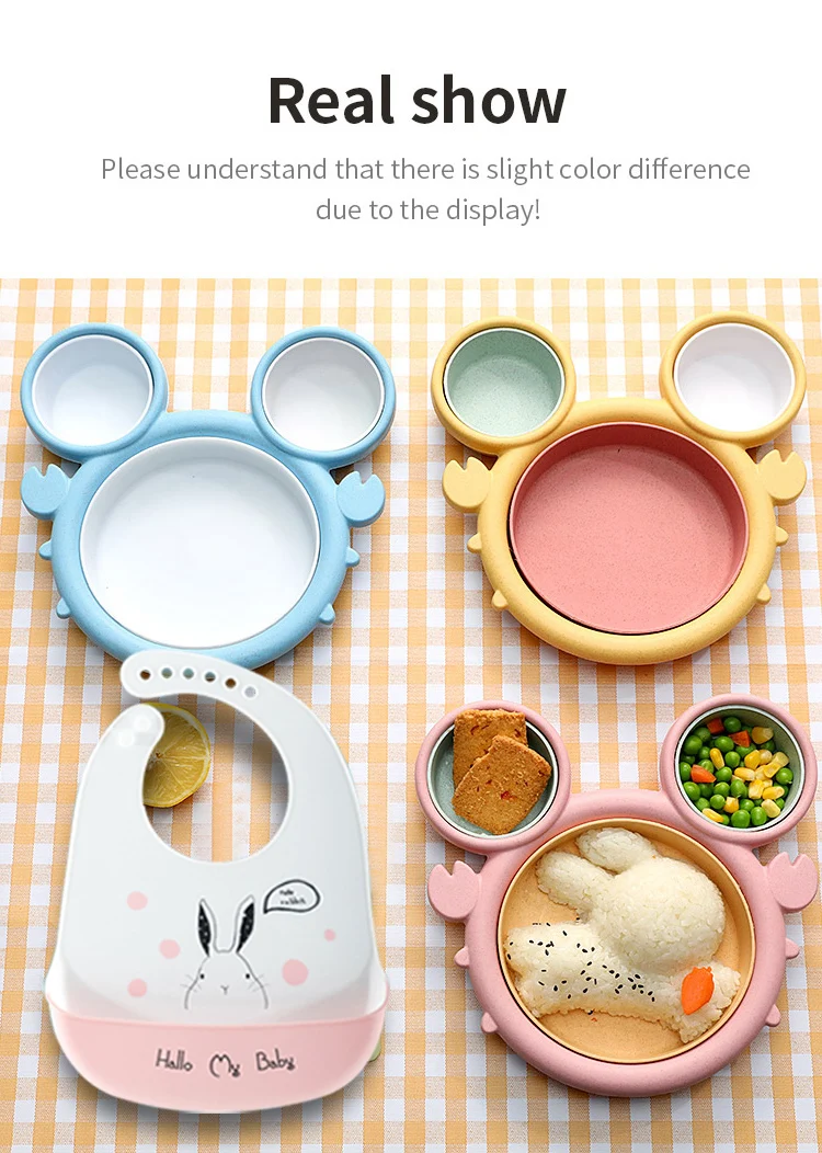 
Silicone Waterproof Adjustable Animal Design Baby Bib 