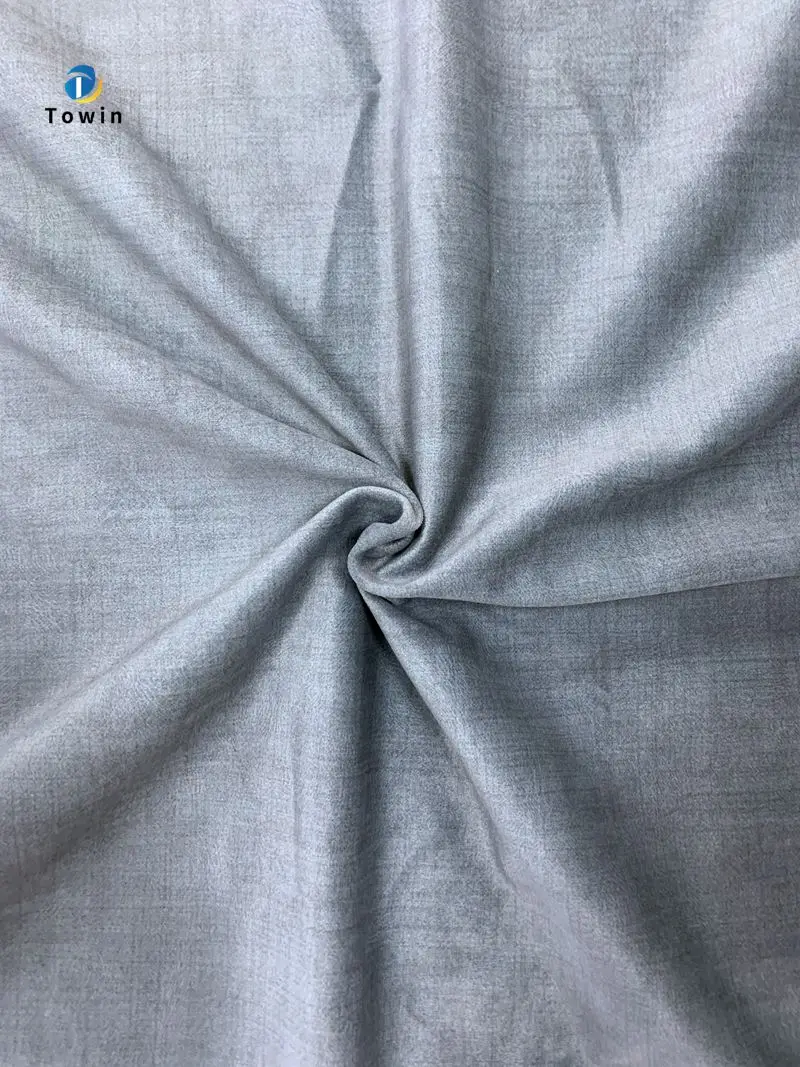 100%polyester Wholesale Curtain fabric printed  Mosha velvet used for curtain and sofa