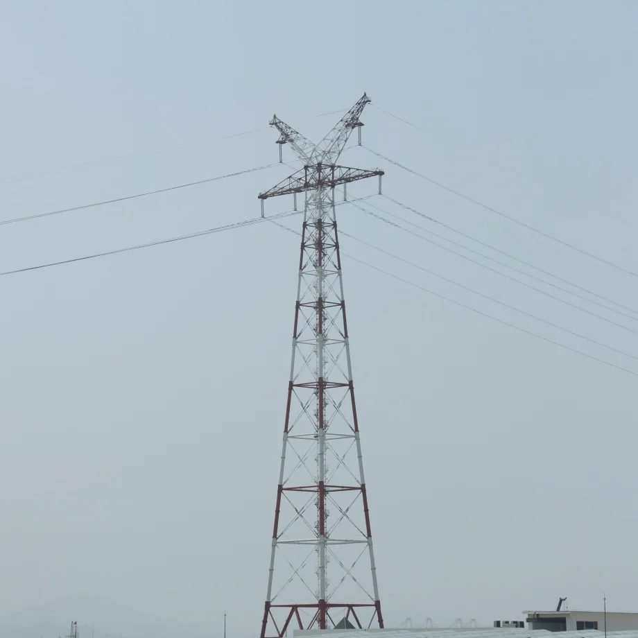 Environmental Protection Customized Octagonal Hot Dip Galvanized Electric Power Transmission Tower Utility pole