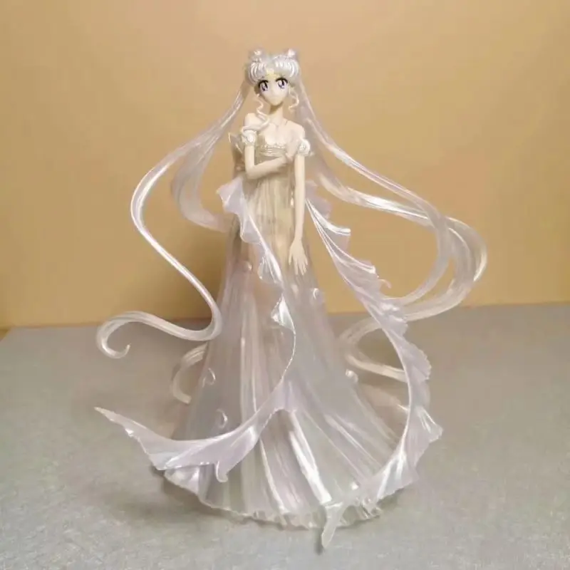 Hot sale Anime Sailor Moon Tsukino Usagi action figure Wedding dress boxed model toys