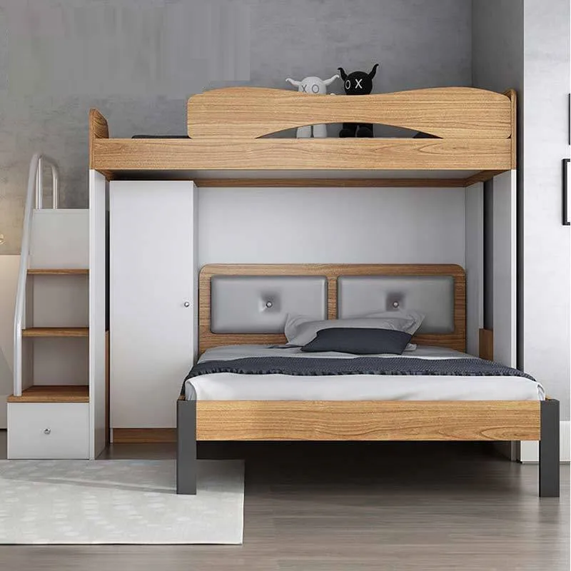 Up and down children multifunctional adult combination bed under desk splint kids bunk bed