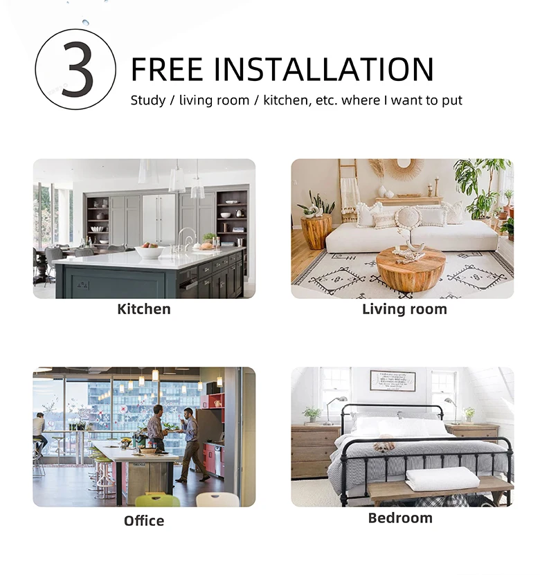 Filterpur new design factory price water dispenser desktop instant hot water heater