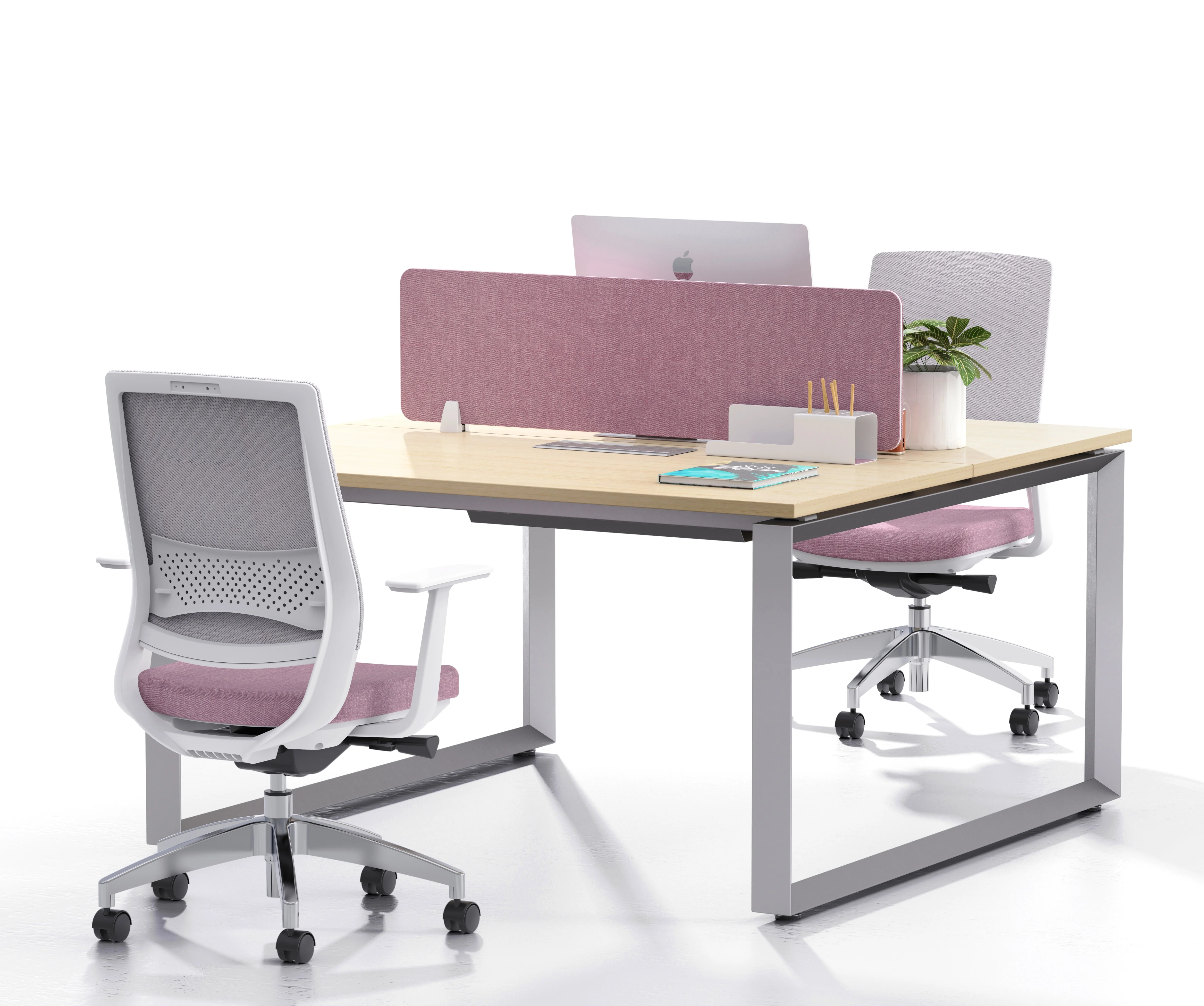 Wholesale high quality modern office tables employee office desk standing computer table for commercial furniture