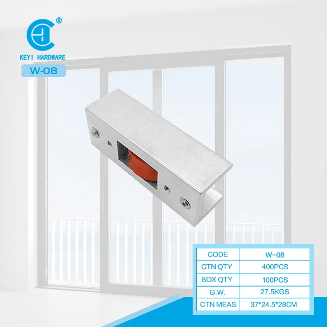 KEYI Hardware W-08 High Quality Aluminium Sliding Door Roller Wheels