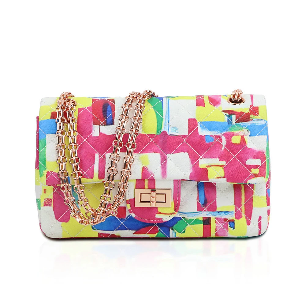 
2021 цветная Желейная упаковка с граффити, индивидуальная модная сумка на одно плечо с буквенным принтом, большие сумки 