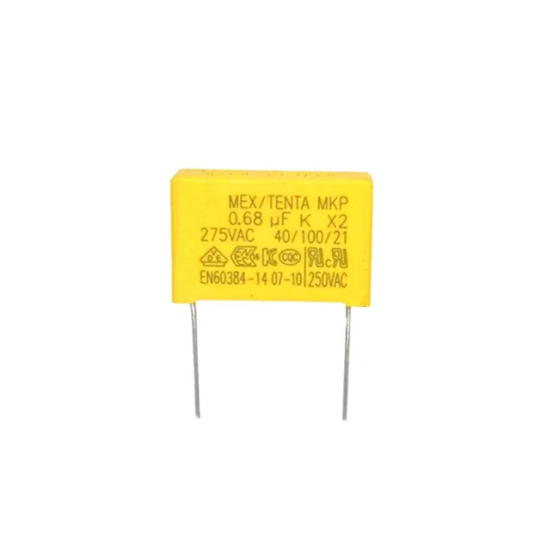 High Quality 0.68uf 684k 275V X2 Metallized MKP Capacitors Polyester Film Capacitors