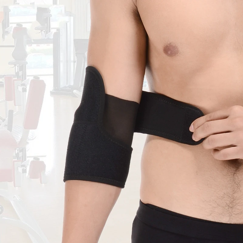 elastic breathable gym powerlifting sport cubital tunnel elbow protective wraps arm cover wrestling strap guard support brace