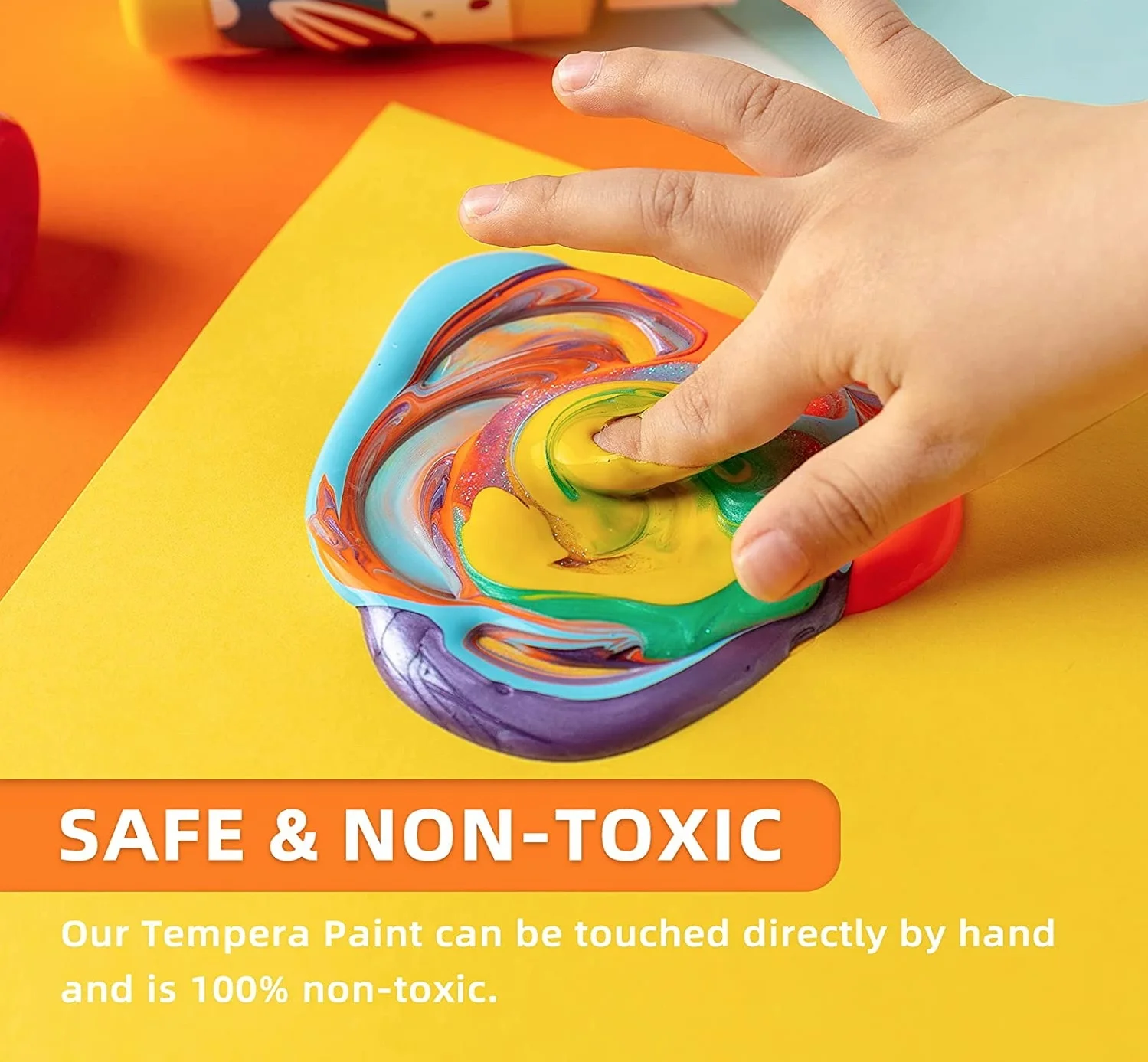 Washable Tempera Colours For Children to Draw