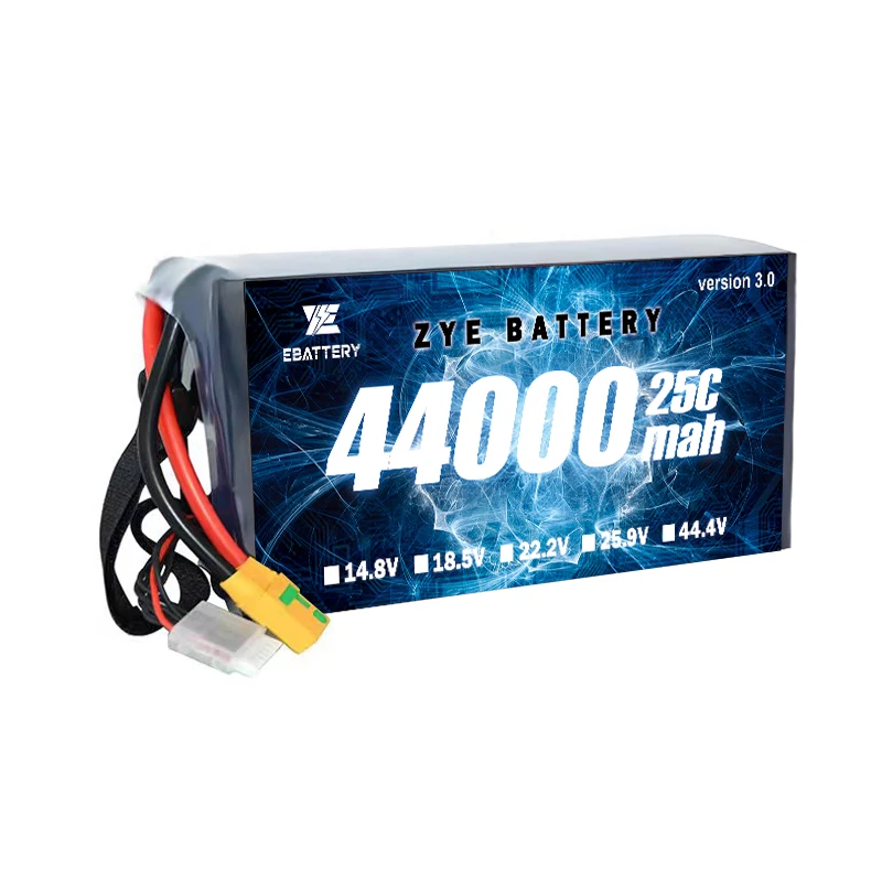 32000mAh 44000Mah 22.2v 5s 6S 12s 14s 25C 710.4WH LiPO Battery for Big Load Multirotor FPV Drone Hexacopter Octocopter