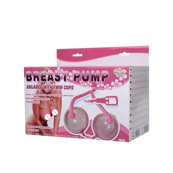 Manual Big Breast Vacuum Pump lifting Chest Beauty Breast Massager Female Breast Enhancement Enlargement Pump with Twin Cup