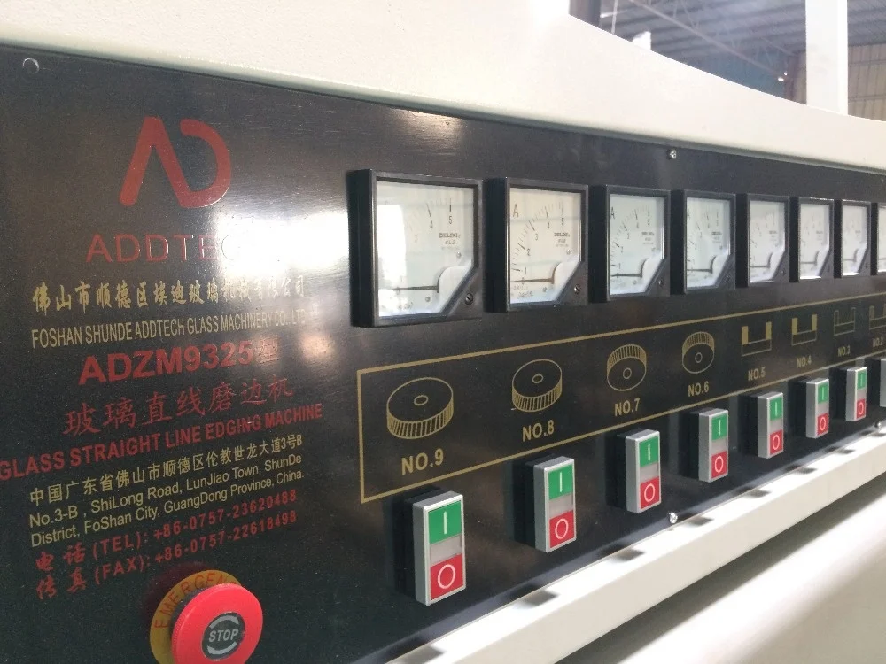 
Top 1 best sale vertical glass edging machine/9 spindles 