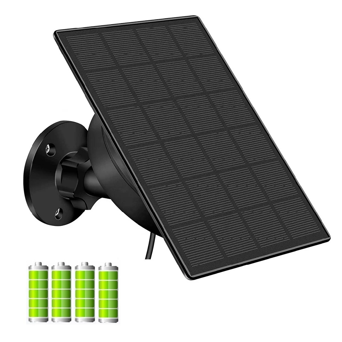 10400mah 5W Solar Power Panel 5V 6V 9V 12V Built-in 18650 Battery IP65 Waterproof Solar Panel Charger For Security Camera