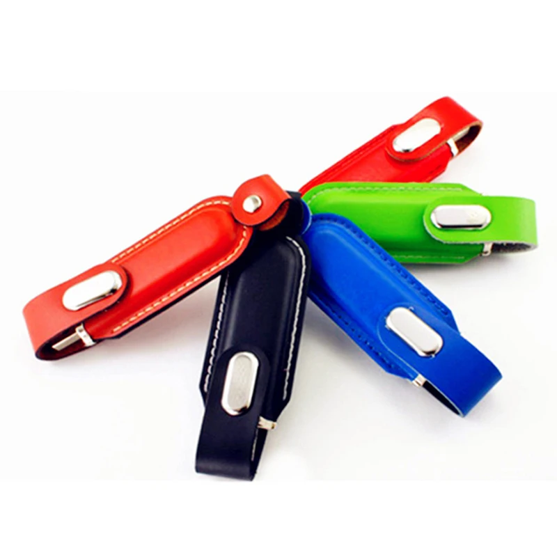 Custom Logo Leather Usb Stick Memory 2.0 3.0 Pendrive Usb Flash Drive Metal Custom Logo Usb Stick
