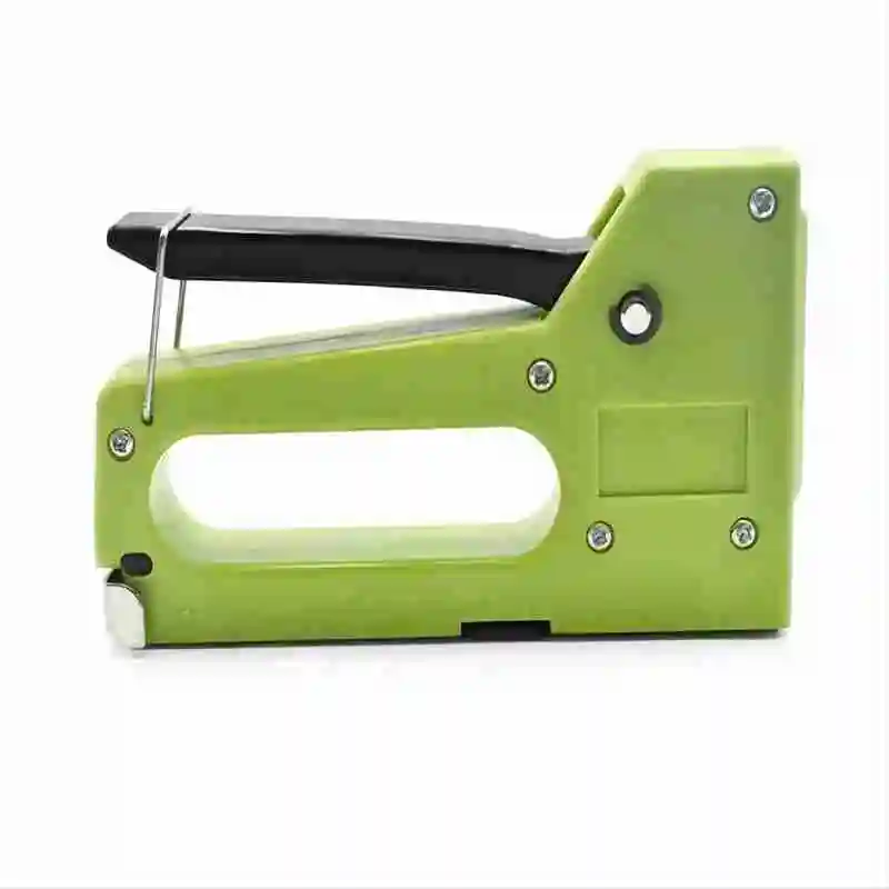 Wooden Case Reinforcement Colored Manual Air Staples Nail standard Sofa Stapler
