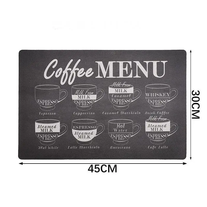 Прочный кухонный коврик для сухой посуды