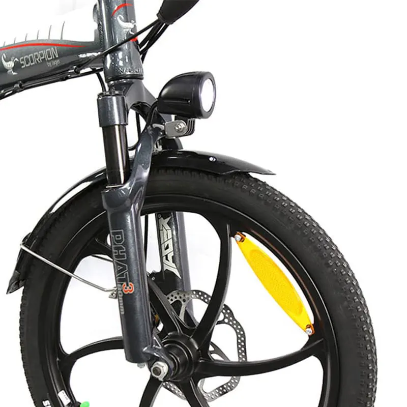 Jager Bikes Scorpin S2 E-bike All Wheel Rim 48V/16AH Battery Fat Tire Portable Folding Electric Bike