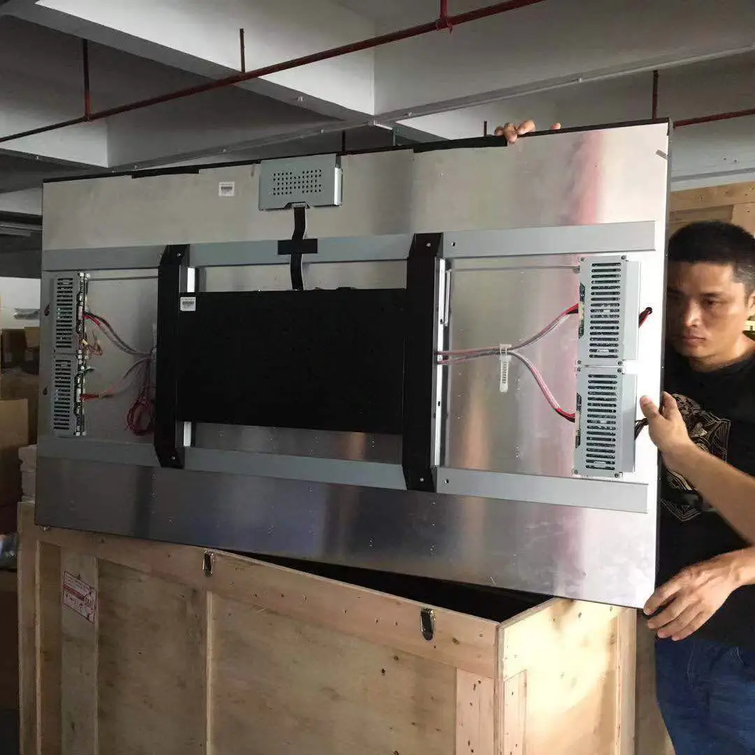 with lg open cell 65inch 2000cd/m2 open frame 4K vending machine tft lcd panel module