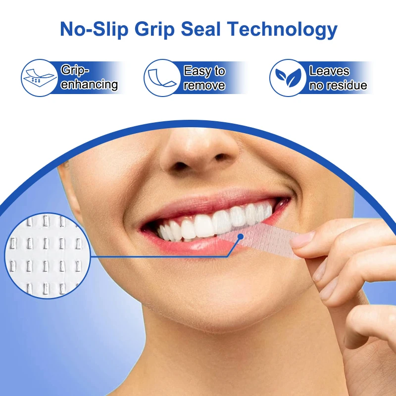 Custom Bright 21 Treatments 6% Hp Peroxide Free Flavored Wholesale Pap Dissolving Tooth Dental Whiting Teeth 5d Whitening Strips