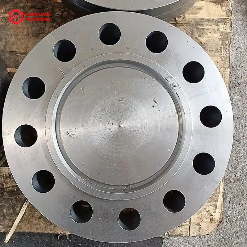 Stainless Steel High Pressure Flat Welding Flange With Neck Socket Welding Flange for Pipeline