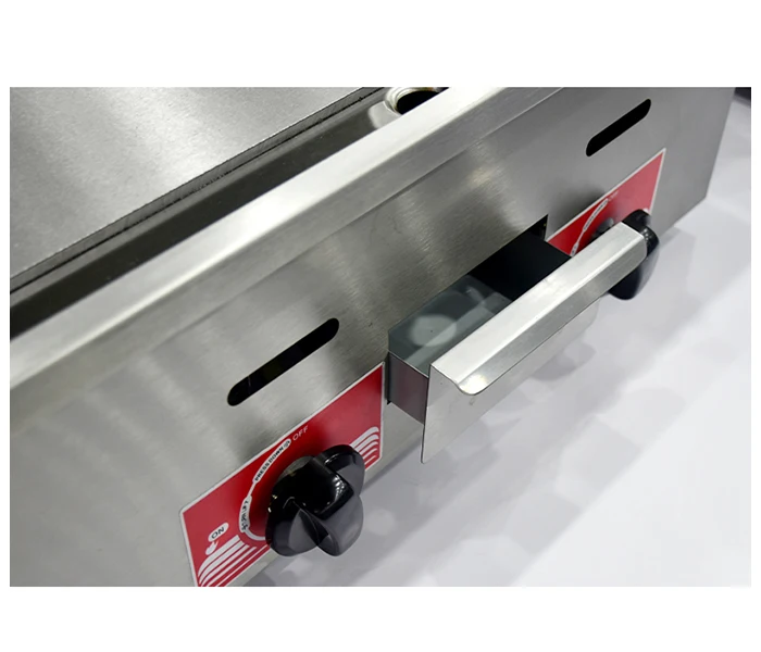 2 in 1 commercial kitchen stainless steel  equipment  Gas  griddle with fryer for sale