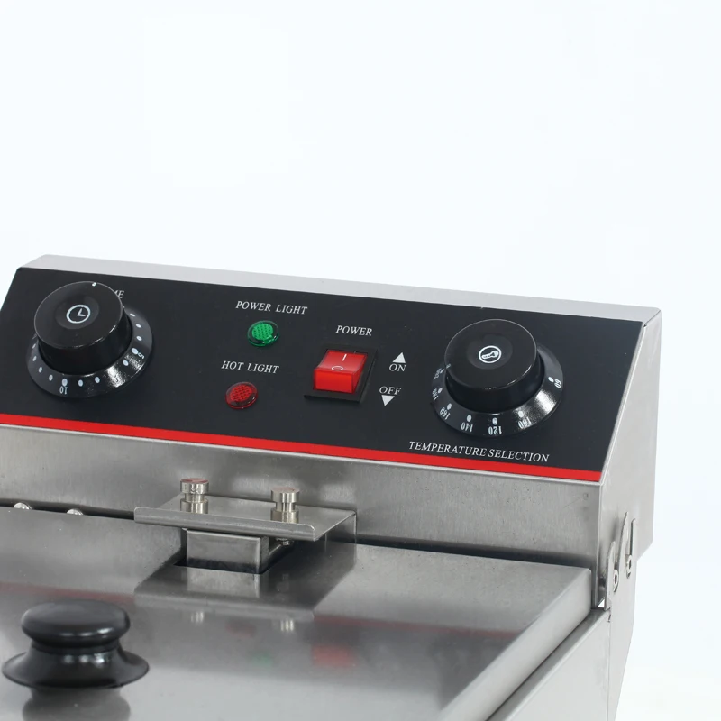 China professional fully automatic electric double tanks and baskets industrial deep fryer