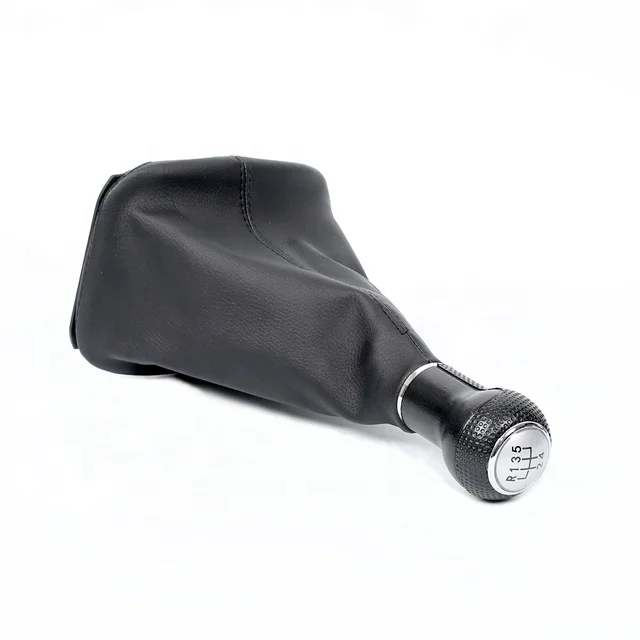 Wholesale 12mm Car Leather Gear Lever Shift Knob For VOLKSWAGEN GOLF4