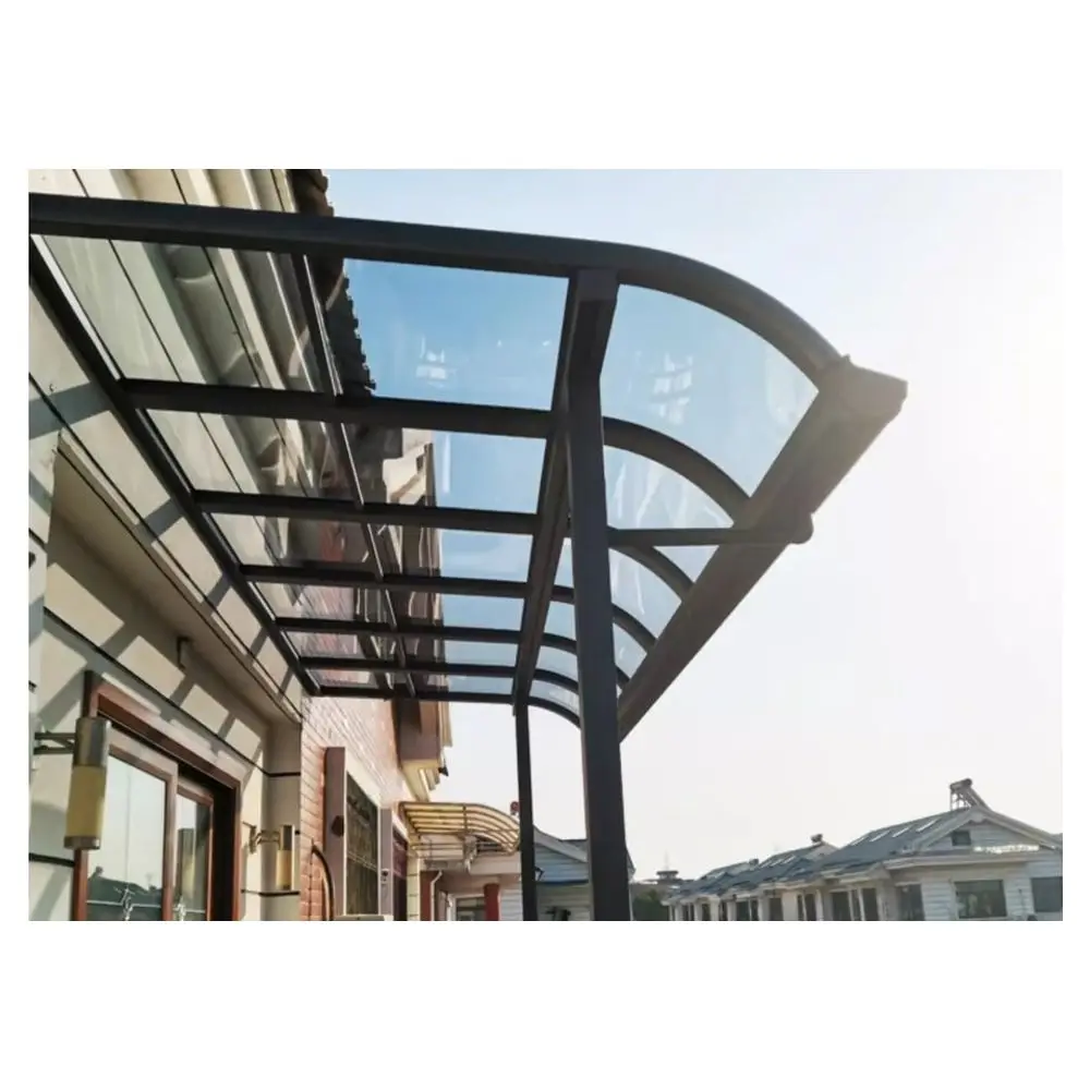 Sun Rain Shade Outdoor Awnings Patio Polycarbonate Roofs Garden Cover Aluminum Roof Awning Terrace Canopy
