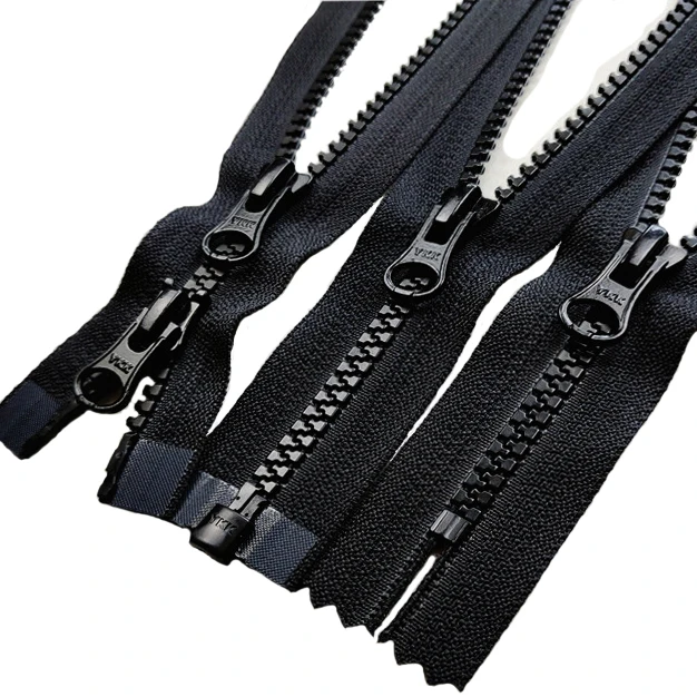 Wholesale Thickened Quality Open End Auto Lock Resin YKK No.5 Vislon Custom Resin Ykk Zippers For Jackets
