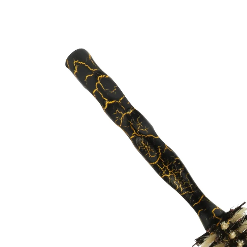 Antistatic High Temperature Resistant Bristle Comb Cylinder Comb Lotus Handle Hair Combs