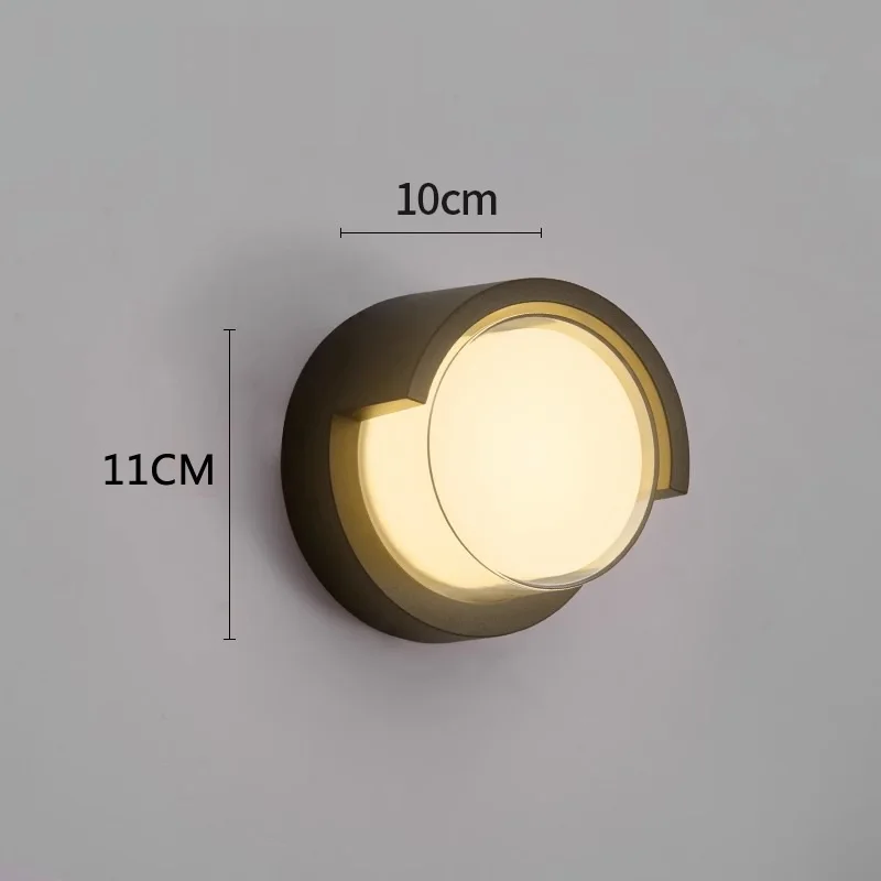 Modern Energy Saving Led Outdoor Wall Mounted Lighting 12V Wall Lamp Light Fixtures Wall Mount ip65 Led Garden Light