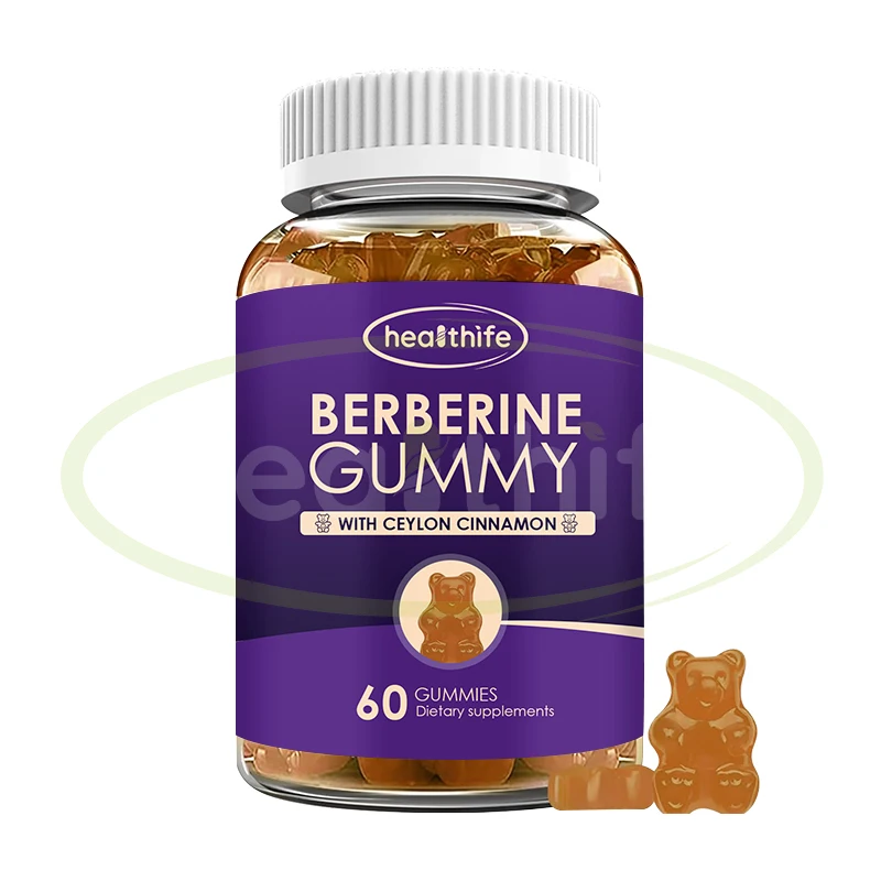 Добавка Healthife Берберин HCL жевательные конфеты с цейлоновой корицей бериновая Мармеладка