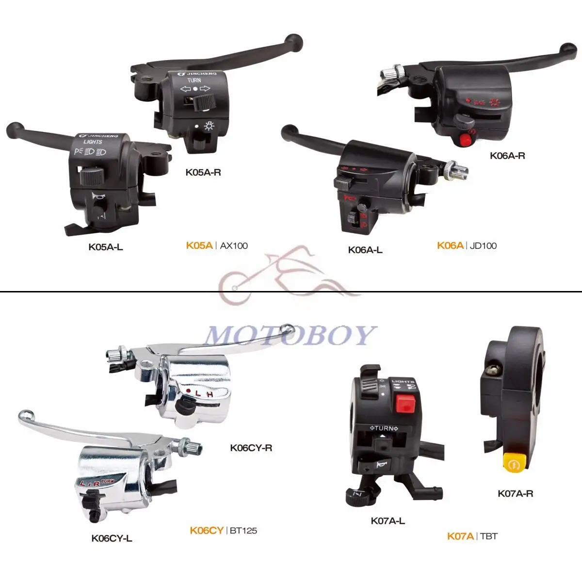 100% Brand New And High Quality Universal Waterproof Motorcycle Modified Accessories Handle Switch