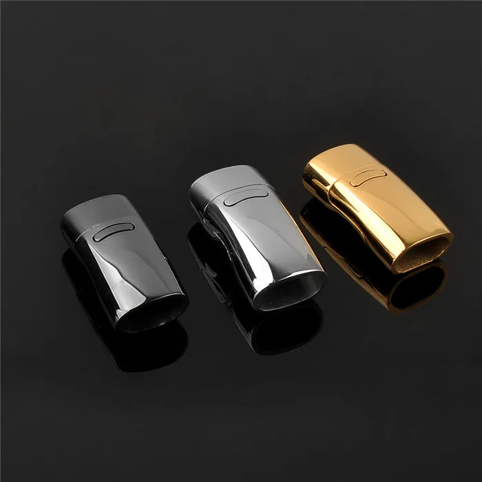 Wholesale Stainless Steel Magnetic Clasps 14K Gold Plated Diy Bracelet Jewelry Making Accessories