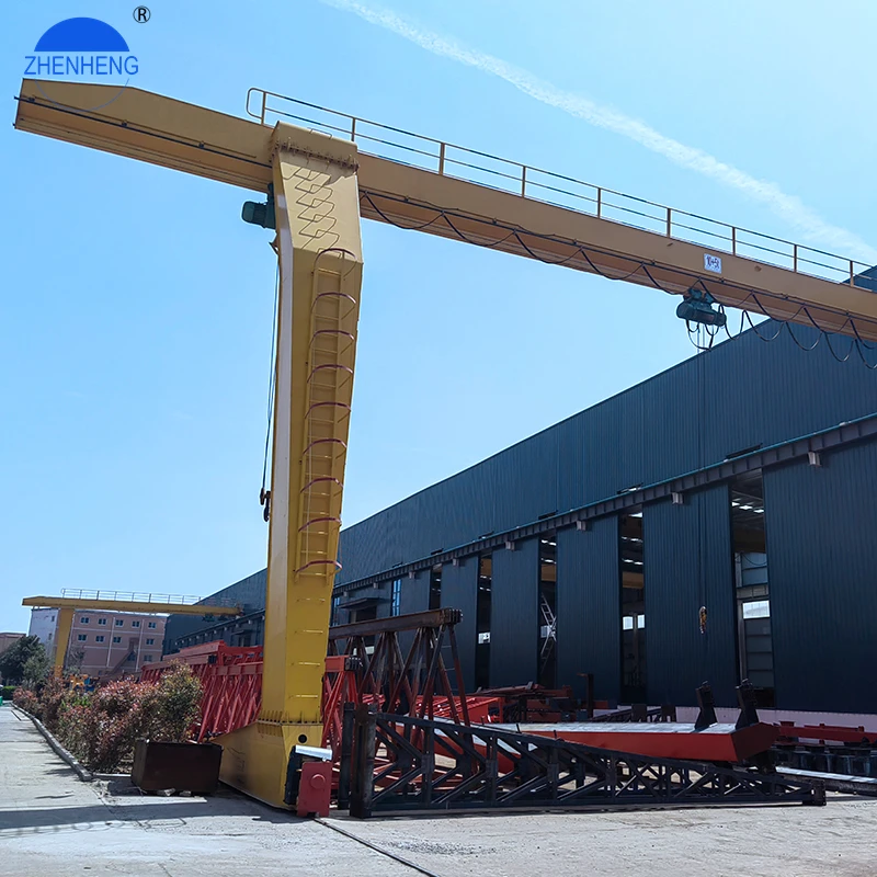 Warehouse Used 5Ton 10 Ton 20 Ton Single Steel Beam Girder Gantry Crane Price Steel Plate 5T Gantry Crane With Winch Trolley