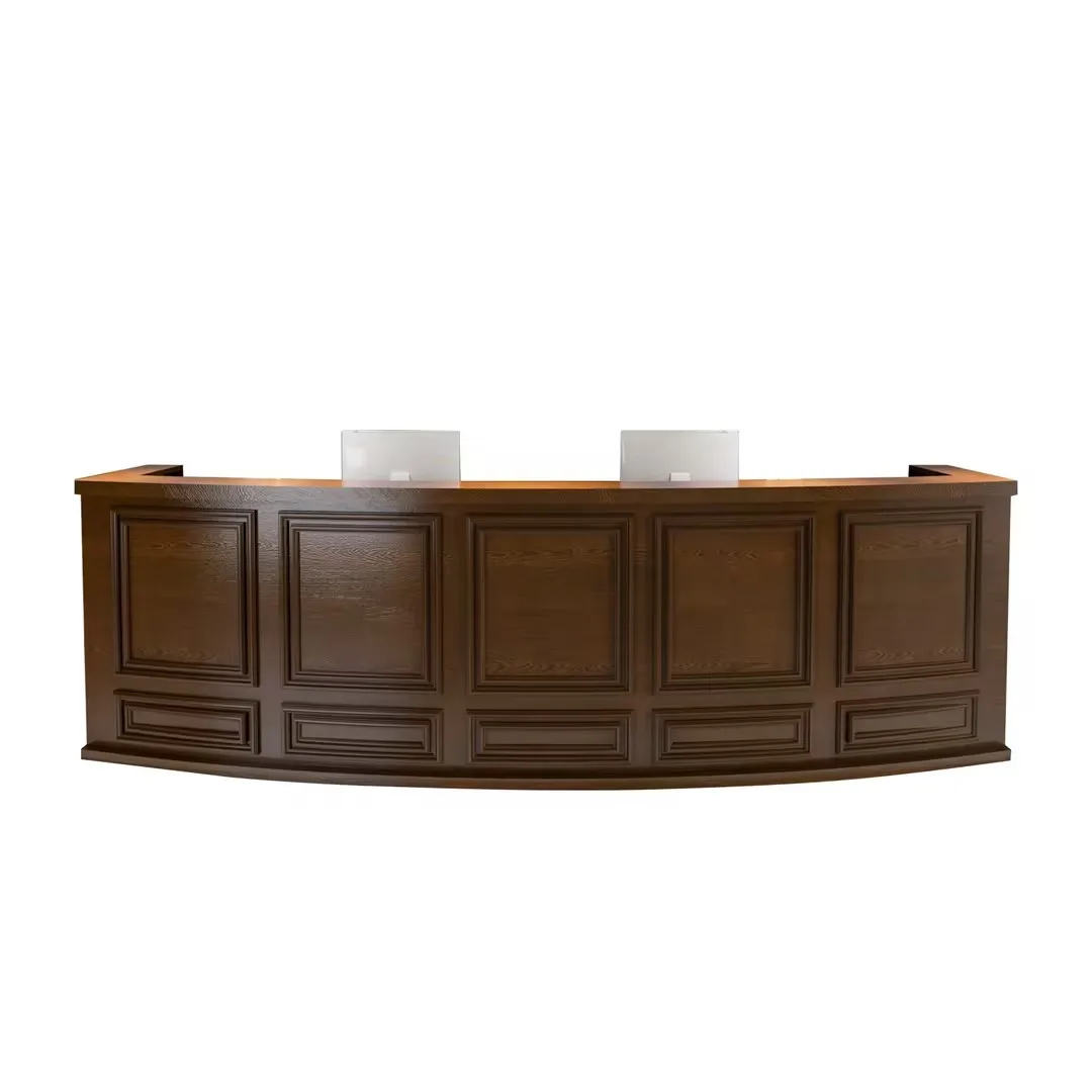 CIRI European retro style nails salon furniture beauty devices reception desk display table