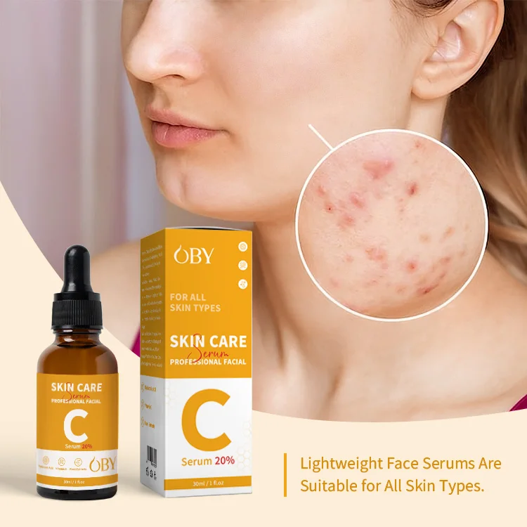 OBY Best Selling Vitamin C Serum For Face Whitening Brightening Vitamin C Serum Manufacturer Premium 20% Vitamin C Serum
