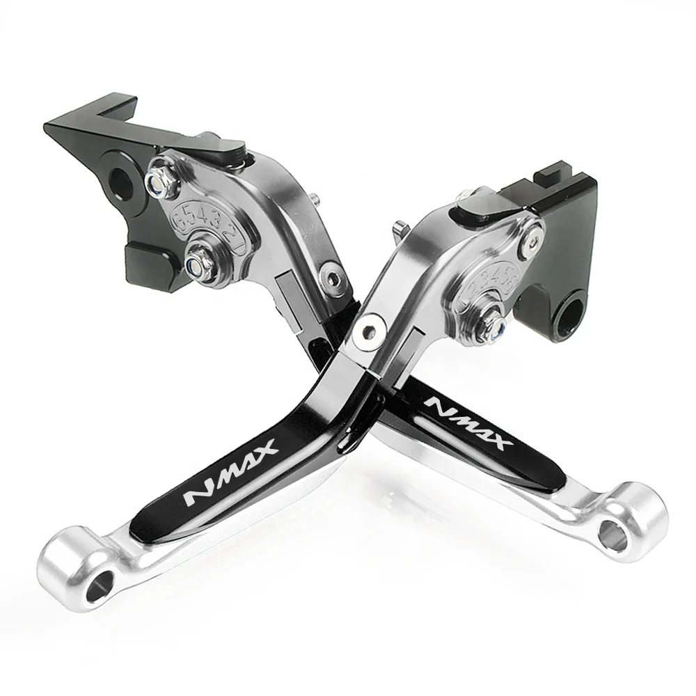 For YAMAHA NMAX 155 NMAX155 NMAX 125 NMAX 150 N-MAX 125 155 Scooter Accessories Folding Extendable Left Right Brake Levers