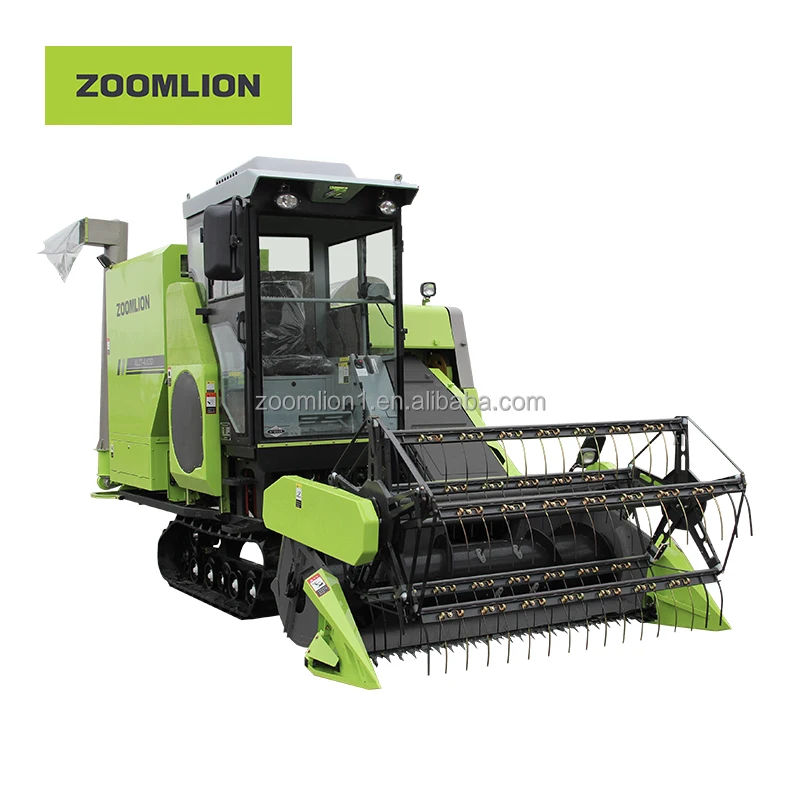 ZOOMLION  4LZT-4.0ZD 100HP Longitudinal flow full feed crawler type Rice corn wheat harvester