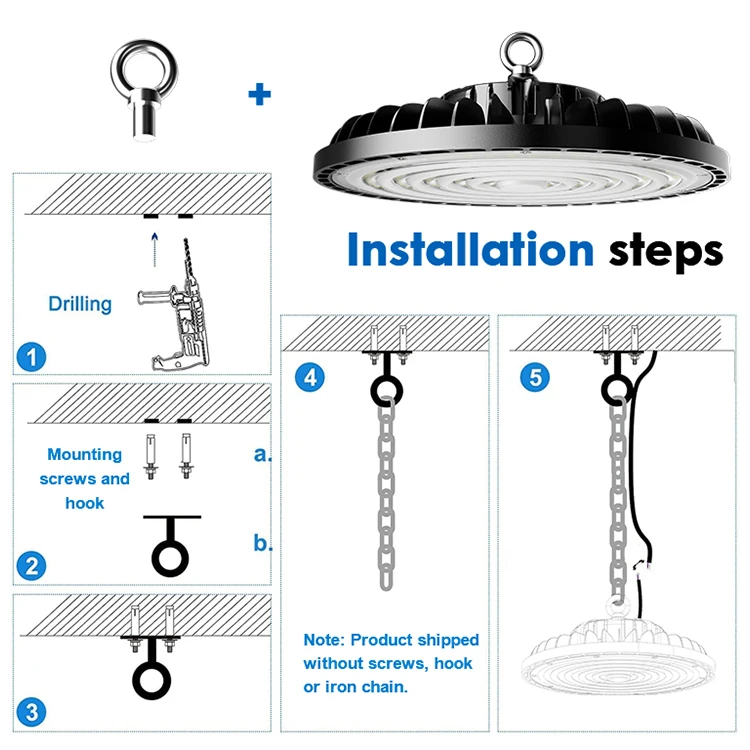 Elegant Industrial High Bay Light Modular Highbay Lighting Green Energy Lamp