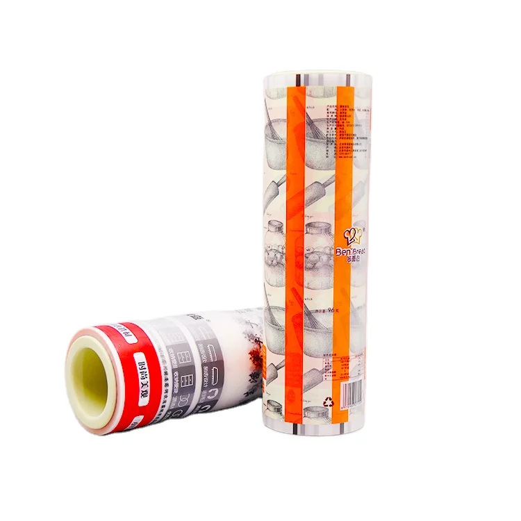 Professional manufacturers custom printed roll film cheese packaging food grade PET plastic film roll packaging for machine