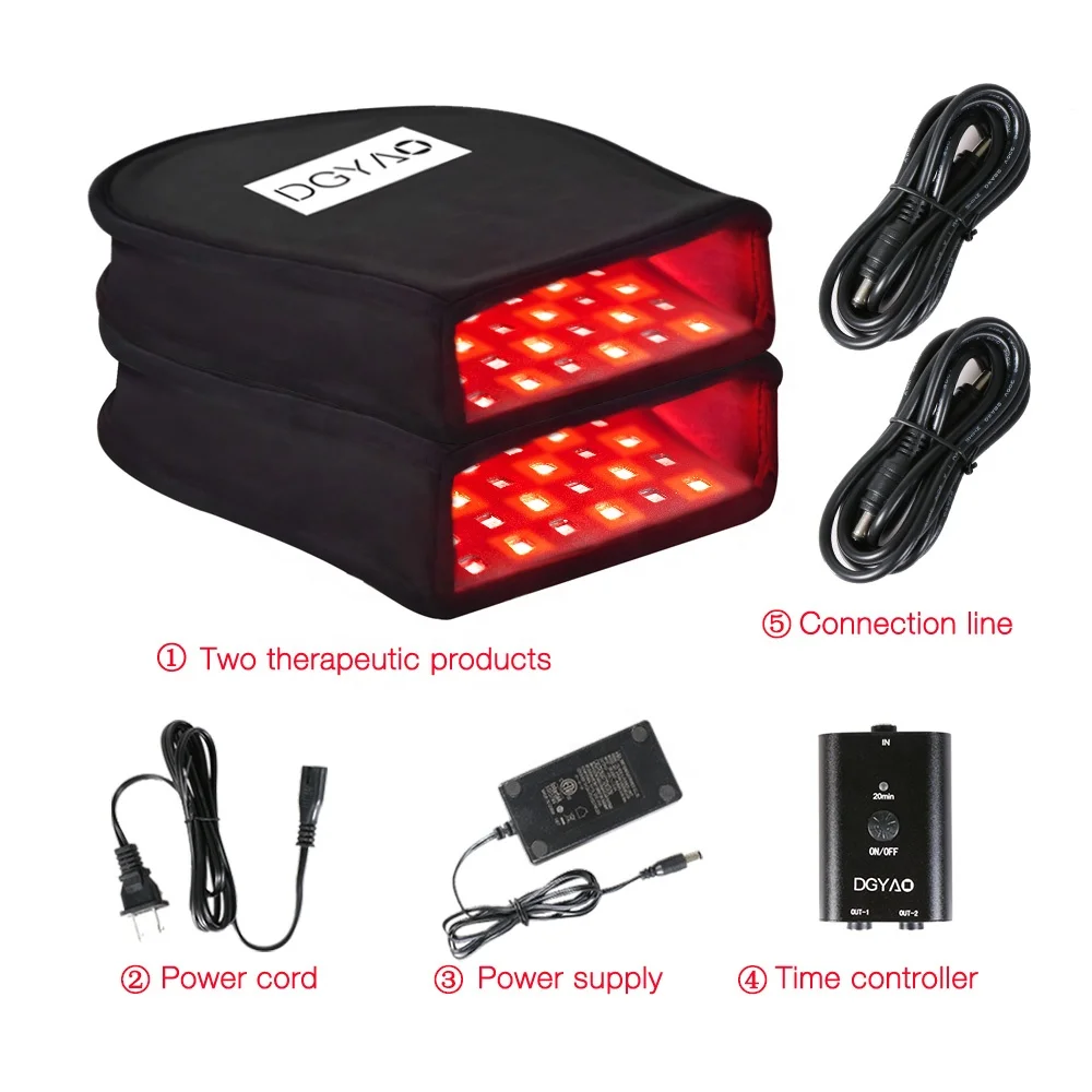 DGYAO Home beauty devices Wearable hand muscle pain relief treatment Red Light gloves